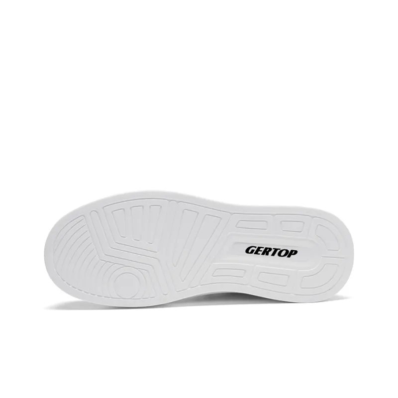 GERTOP Anti Slip And Wear Resistant Lightweight Breathable Supportive Low Top Skateboard Shoes-4