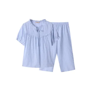 AUTUMNDEER Lounge Set Women's Aqua Blue