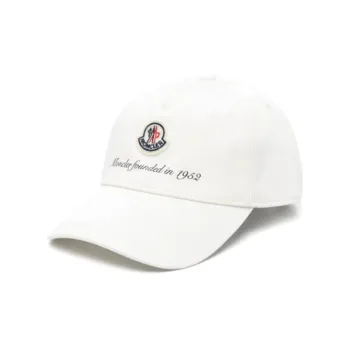 Moncler Logo patch Cotton Cap