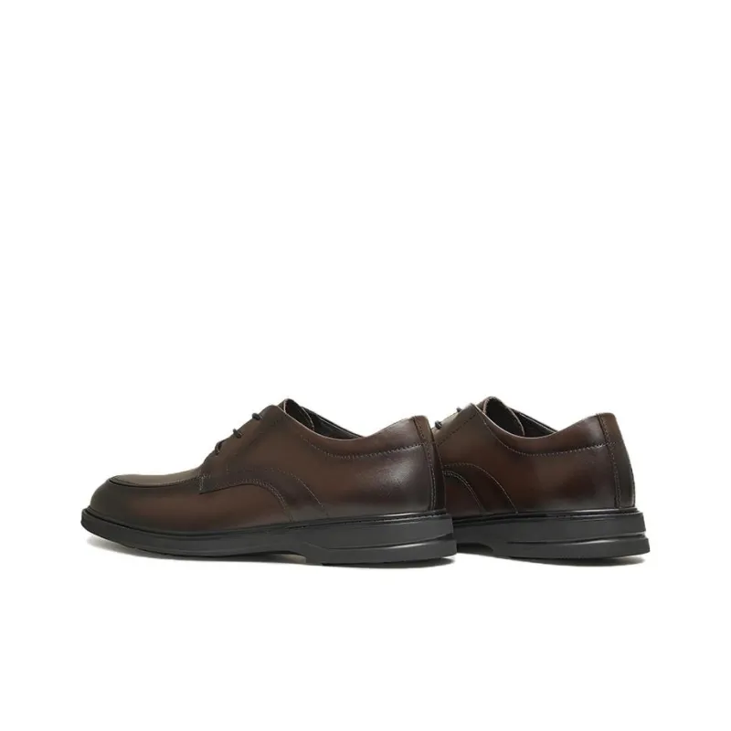 TATA Dress Shoes Men Low Top Solid Color-2