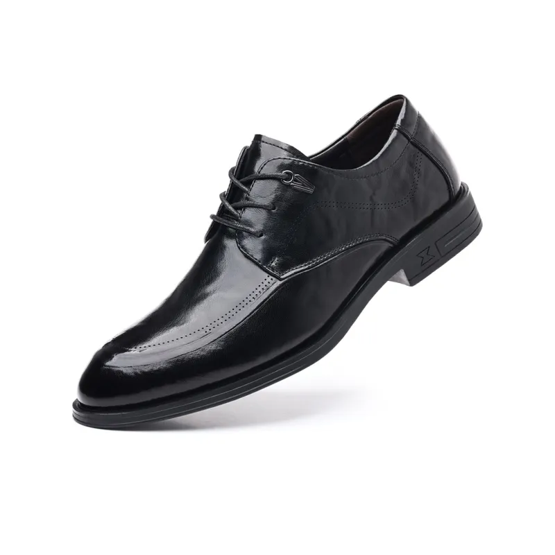 Captain illy Dress Shoes Men Low Top Black, Brown-1
