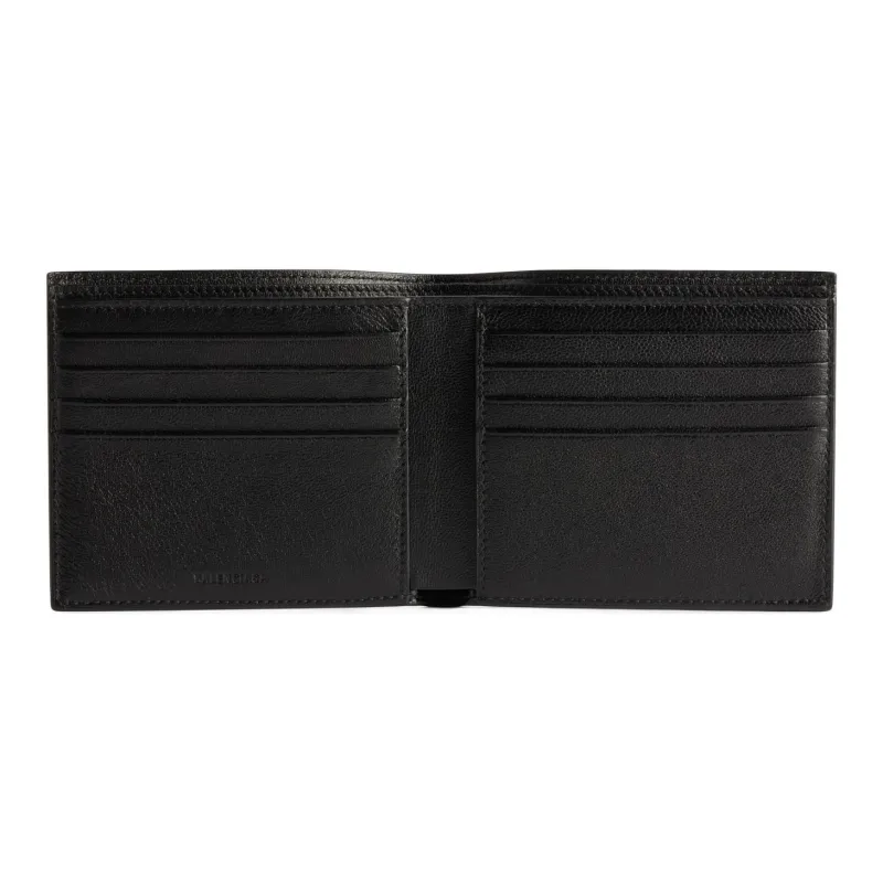 Balenciaga Lambskin Wallet Men's Black & White-2