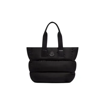 Moncler Nylon Tote Bag Shopping Bag Handbag Women's Black