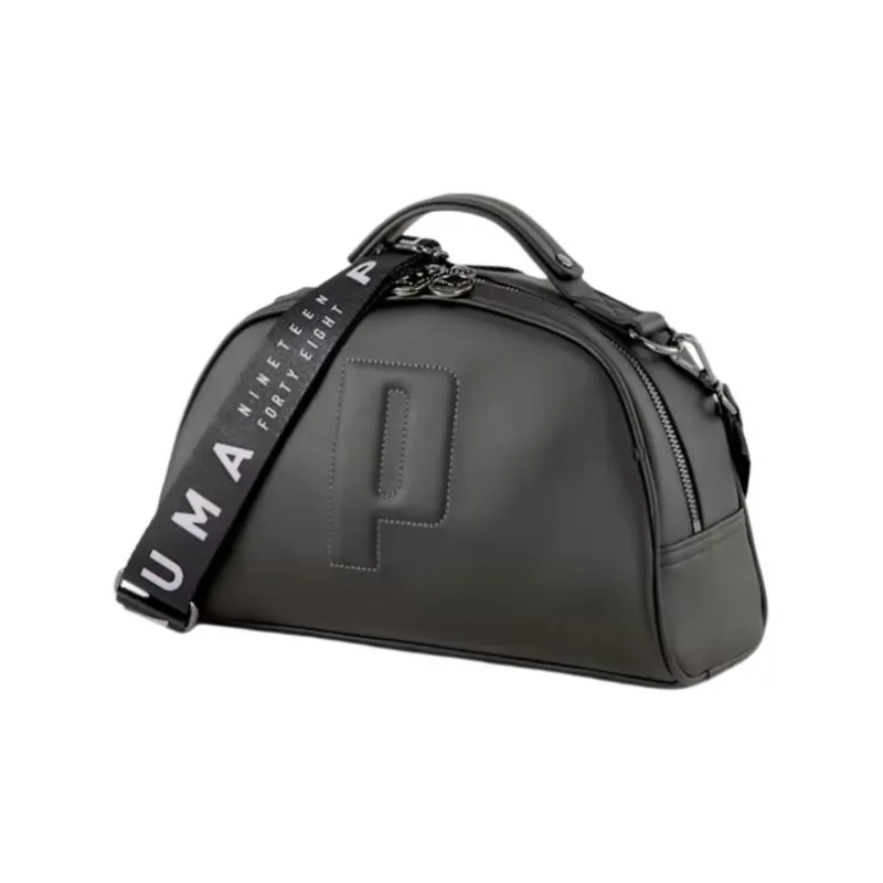 PUMA Synthetic Leather Portable Crossbody Bag Shoulder Bag Regular Women's Black-3