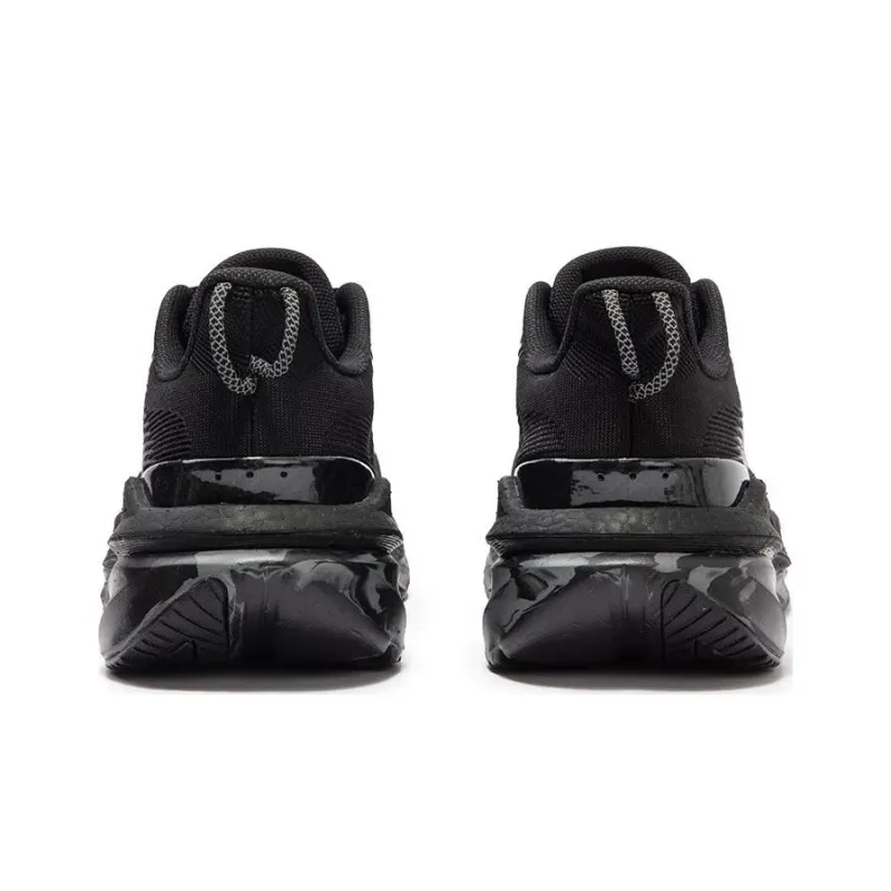 361° Cushioning Anti Slip And Wear Resistant Low Top Running Shoes Men's Black-2