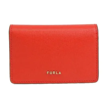 Furla Leather Wallet Women's Orange