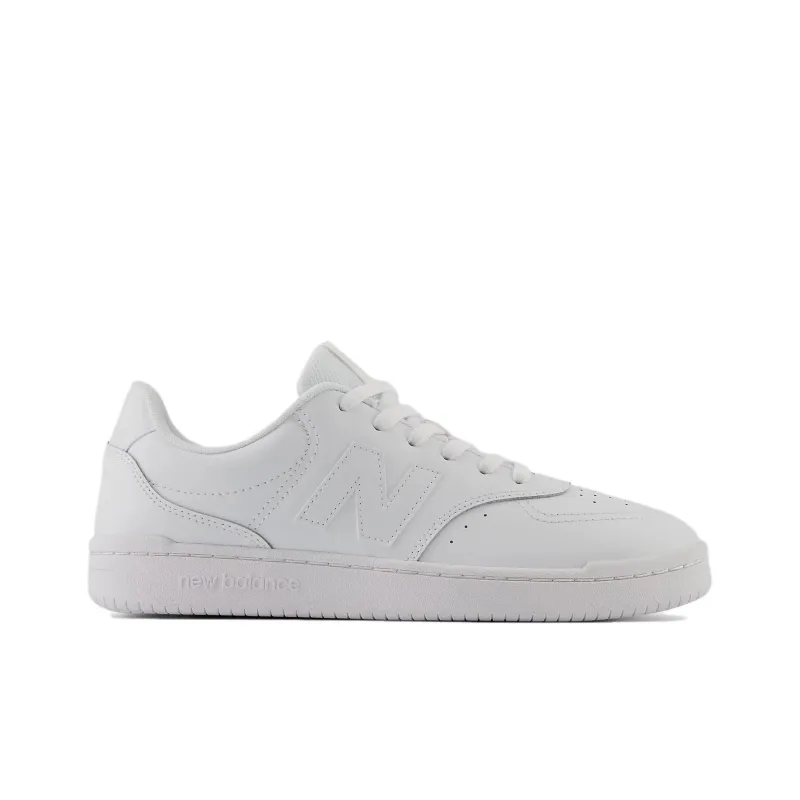 New Balance BB80 Anti Slip Wear Resistant Low Top Skateboard Shoes Men's White-1