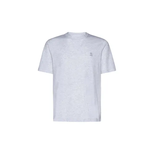 Brunello Cucinelli T-Shirts Men Pearl