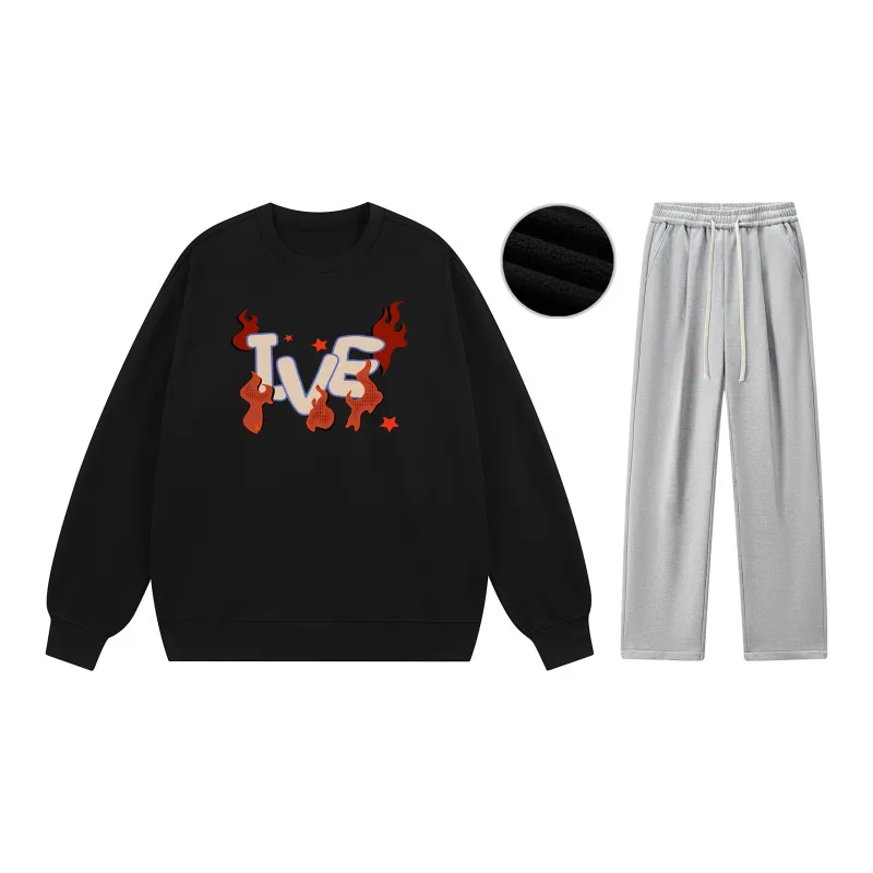 IVEIII Sweatshirt Sets Unisex-11