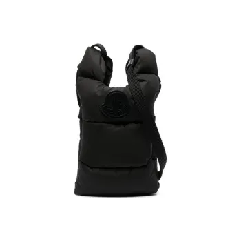 Moncler Legere Logo Patch Quilted Crossbody Bag