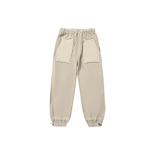 Mishkanyc Casual Pants Unisex Light Khaki