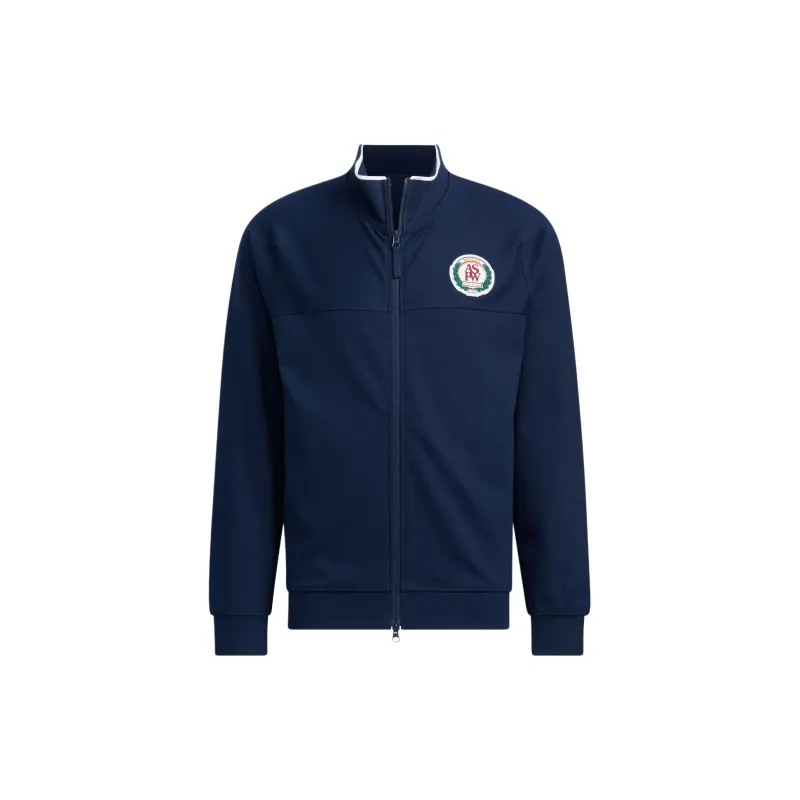 Adidas Verbiage Knit Jacket Jackets Coats Men's College Navy-0