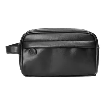 ALNI BITTON PU Commuter Clutch Regular Men's Pure Black/Woven Black