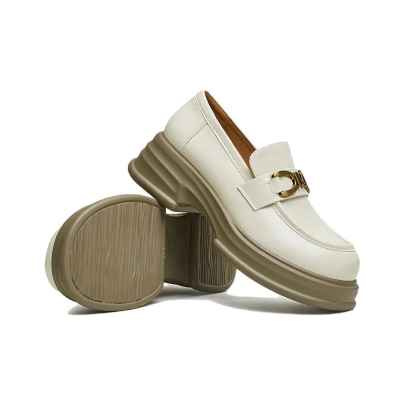TATA Loafers Women's Solid Color-13