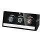 3 Watch Slots-Black Piano Enamel Coating