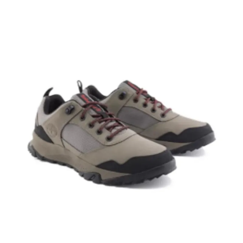 Timberland Lincoln Peak Lite Fabric And Leather Low Hiking Sneakers 'Grey'-2