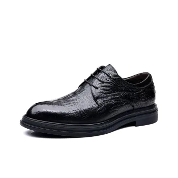 Captain illy Dress Shoes Men Mid Top Black