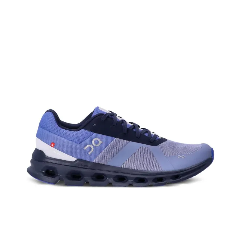 On Cloudrunner Cushioning Low Top Running Shoes Men's Blue-1