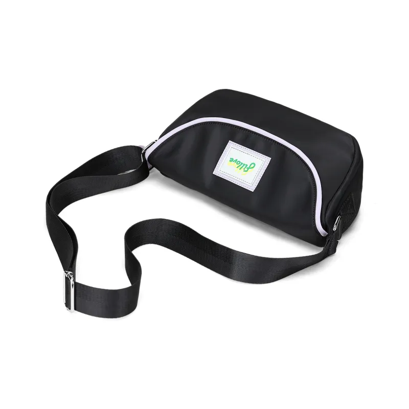 Fillove Fabric Crossbody Bags Sling Bags Regular Unisex Black-6