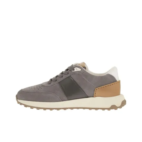 TOD'S Leather-trim Suede Sneakers