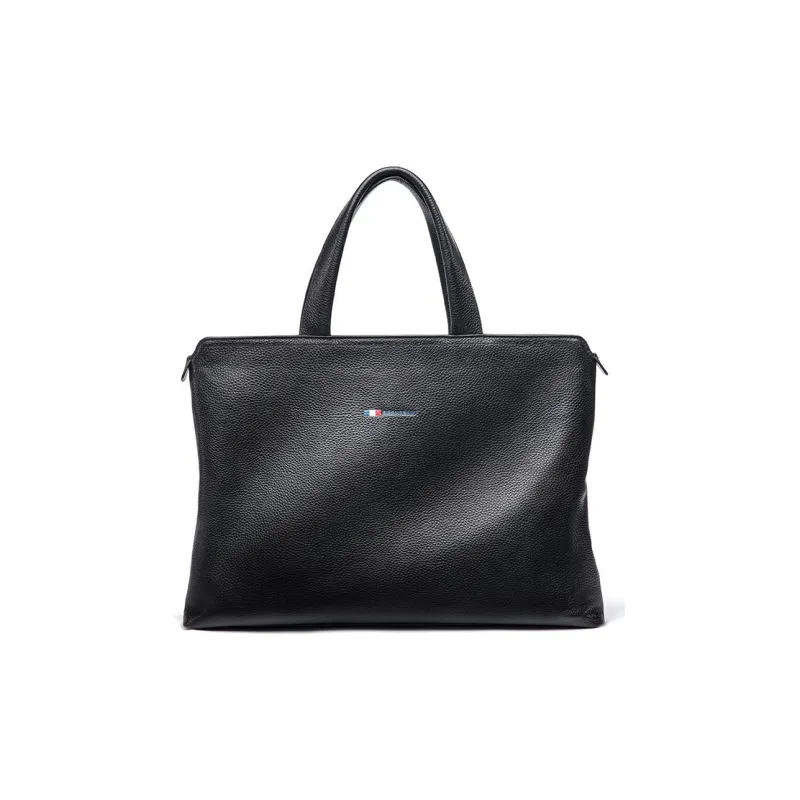 BISON DENIM Genuine Leather Top Grain Cow Leather Briefcase Handbag Bag Men's-2