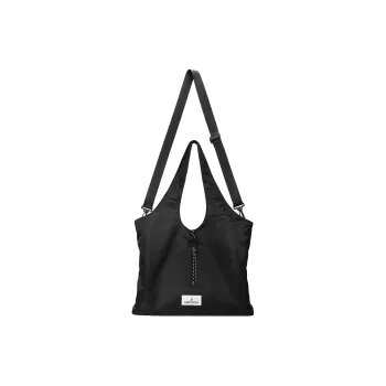 NAUTICA Nylon Shoulder Bag Crossbody Bag Tote Unisex Black