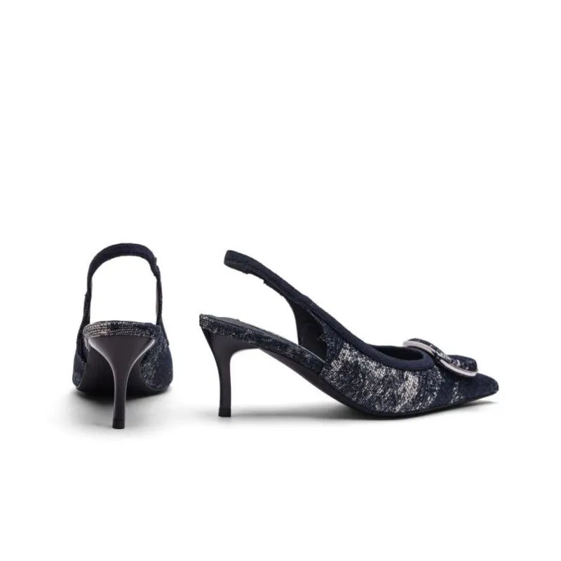 TOOMANYSHOES Trendy Fashion Versatile Comfortable Elegant Elegance Minimalist Style Casual Shoes Women's Dark Blue-4