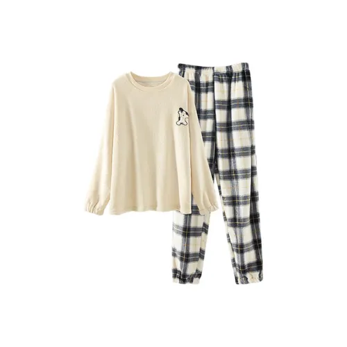 Sharefun Pajama Set Women's Ecru