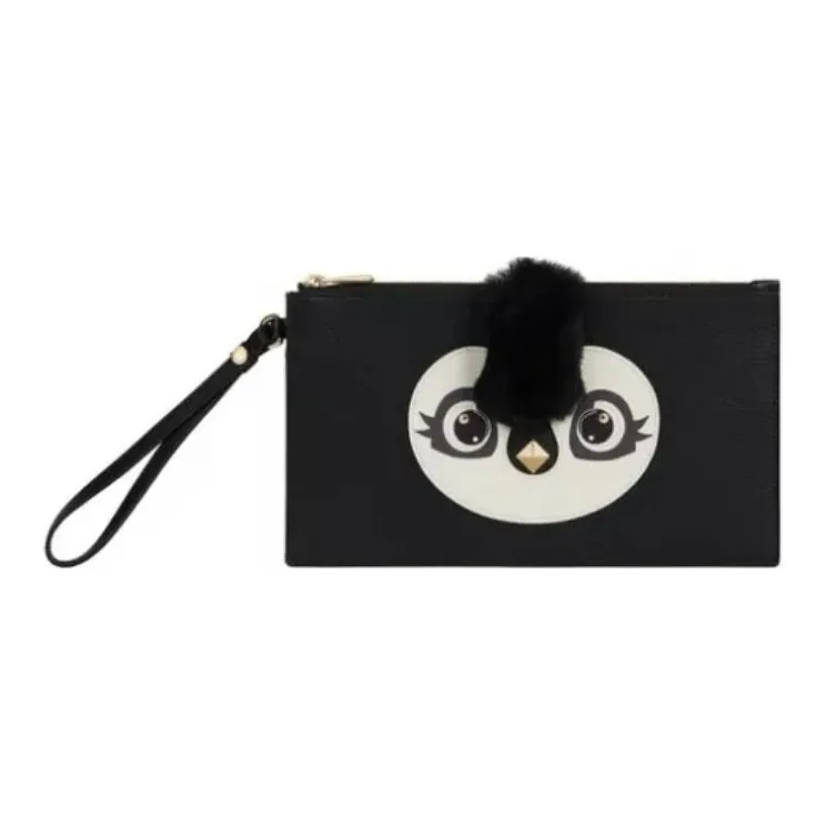 Furla Leather Clutch Women's Black-0