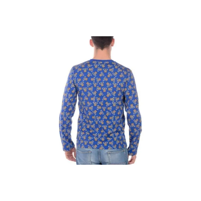 MOSCHINO T Shirts Men Blue-1