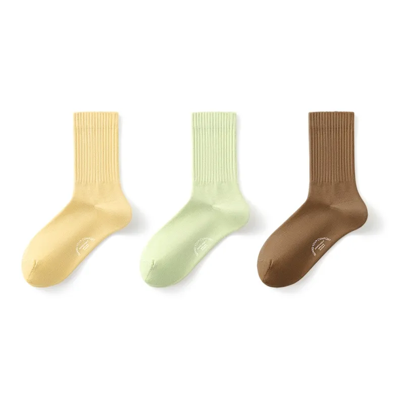 SecretWorld Mid Calf Socks Women's Combo Set-9