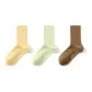 Mustard Yellow+Aqua Green+Medium Coffee