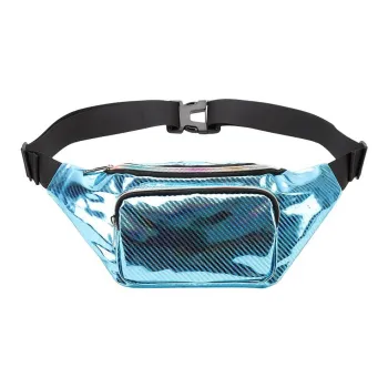 TINYAT PVC With Polyester Shoulder Bag Crossbody Bag Small Bag Fanny Pack Regular Unisex Blue/Black/Pink/Coffee/Purple