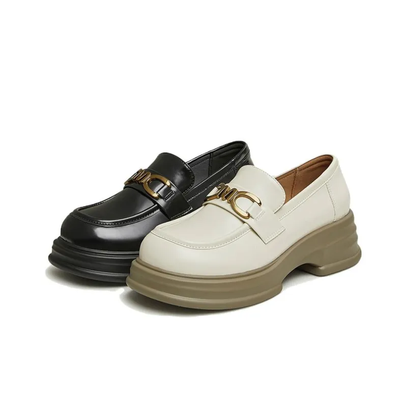 TATA Loafers Women's Solid Color-5