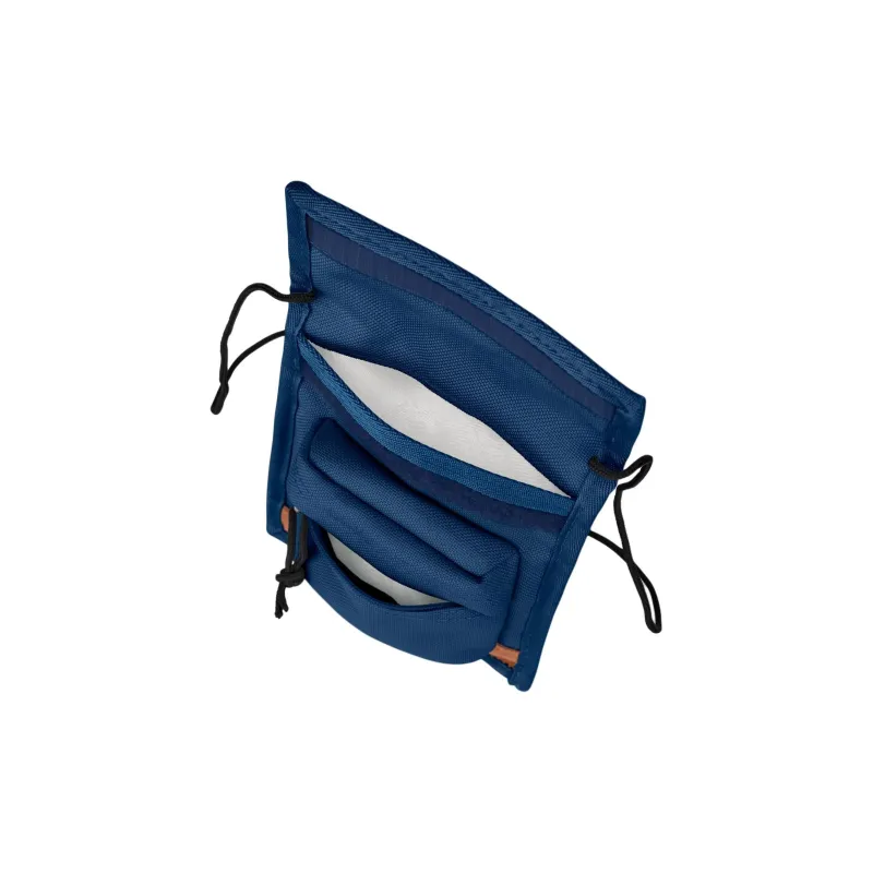 JanSport Suede Shoulder Bag Crossbody Bag Small Size Men's Marine Blue-5