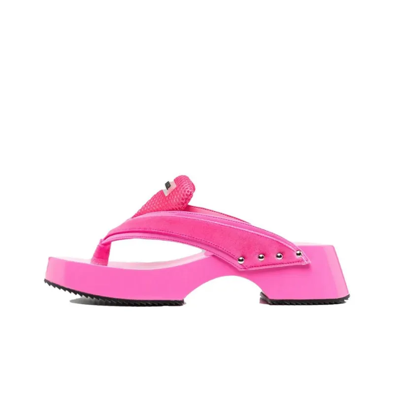ANCUTA SARCA Logo patch Velvet Sandals Women's-0