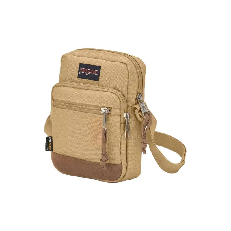 JanSport Suede Shoulder Bag Crossbody Bag Unisex Curry-2