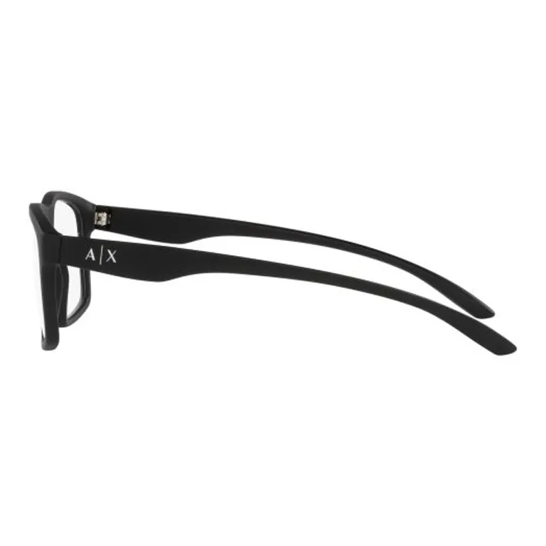 ARMANI EXCHANGEAE Plastic Irregular Shape Eyeglass Frames Men's Black-2