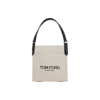 TOM FORD Amalfi Logo Print Small Tote Bag