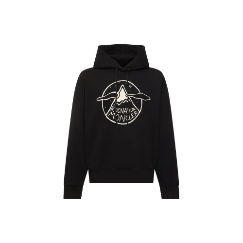 Moncler Roc Nation Co-brand Sweatshirts Unisex Black