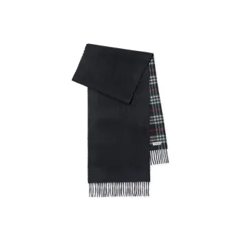 Burberry Checked Reversible Cashmere Scarf