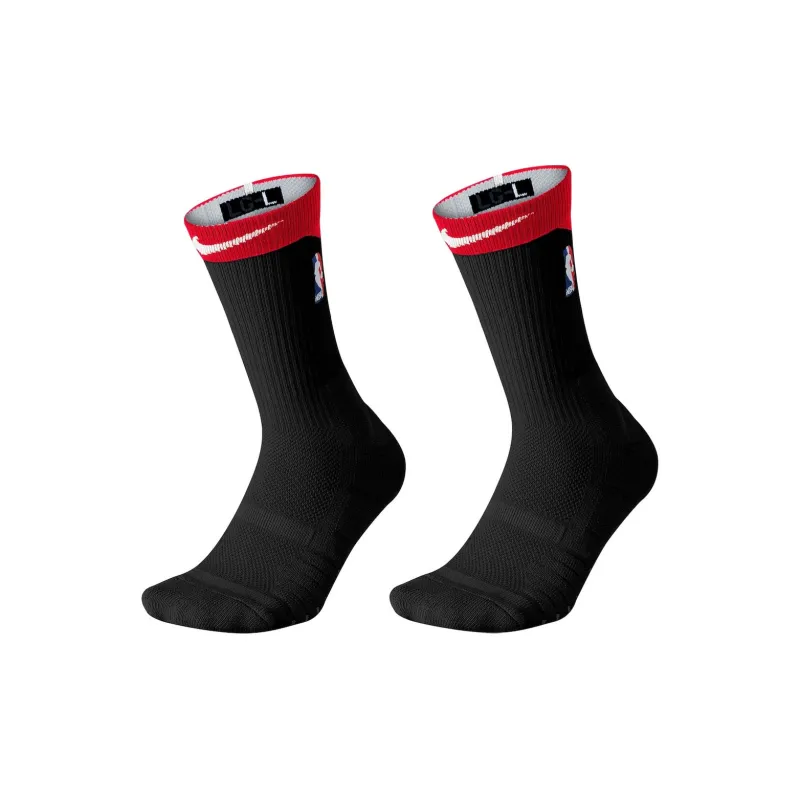 Nike Basketball Socks Men's 1 Pack Black Red-0