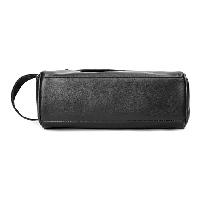 ALNI BITTON PU Commuter Clutch Regular Men's Pure Black/Woven Black-4