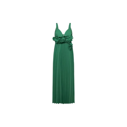 PAROSH Slip Dresses Women's Emerald Green