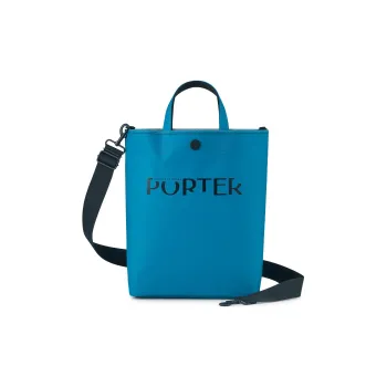 PORTER PVC Waterproof Fabric Tote Bag Shopping Bag Shoulder Bag Crossbody Bag Handbag Unisex Greece Blue