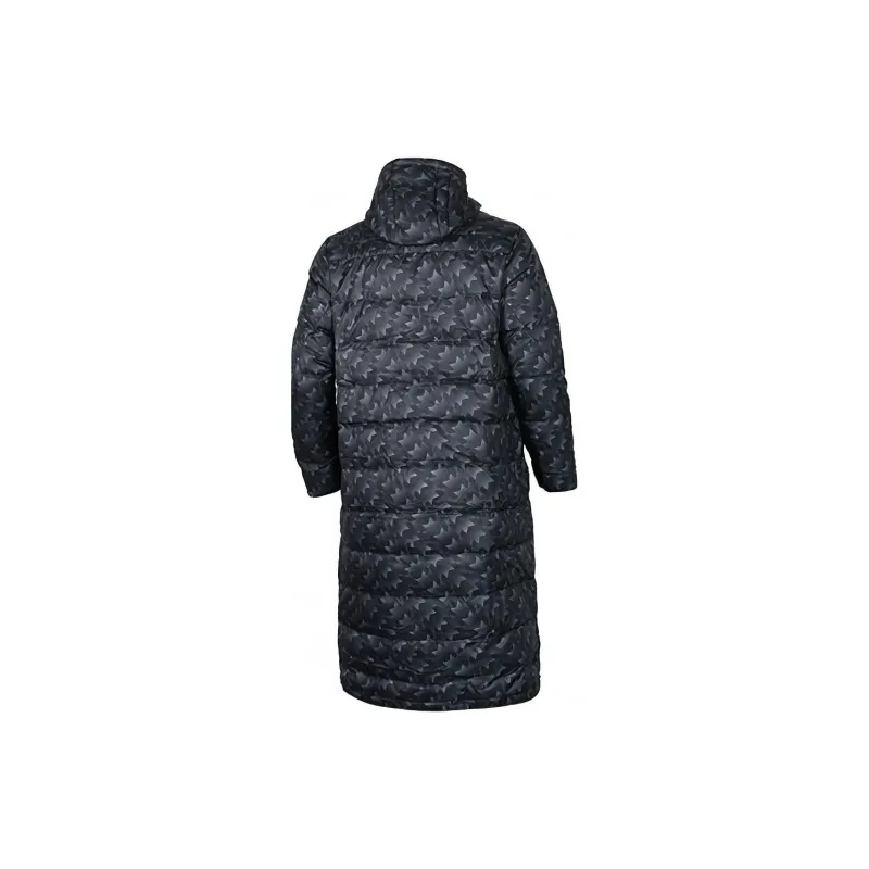 Adidas Long Hooded Down Jacket Down Jacket Men's Black-1