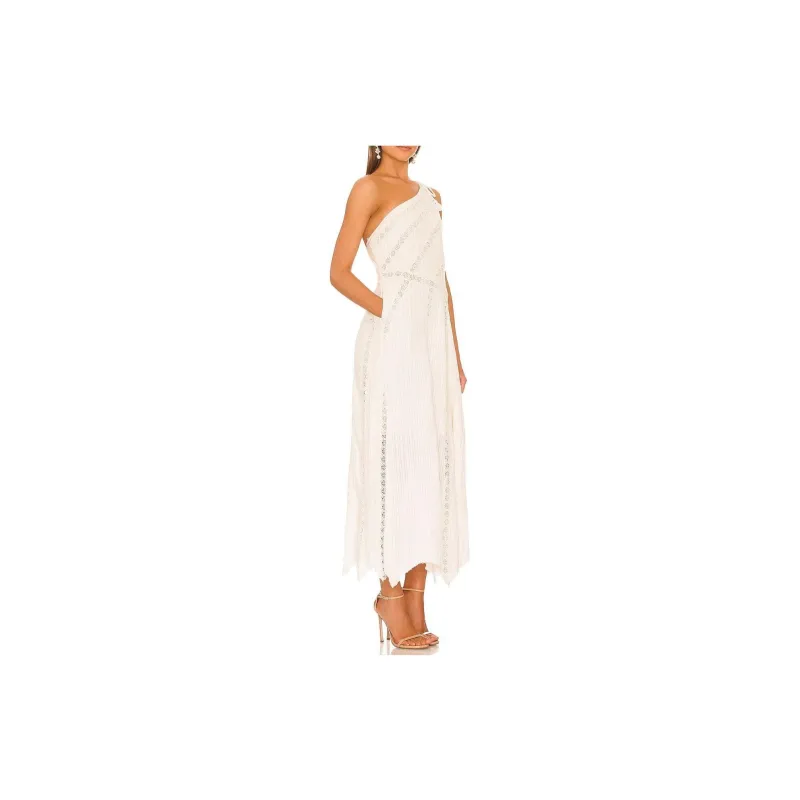 FREE PEOPLE Robe Maxi Bella Sleeveless Dress Women's White-2