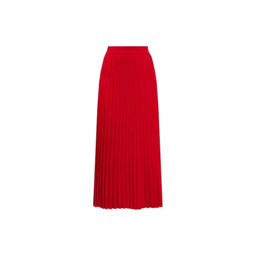 Balenciaga Casual Long Skirts Women's Red