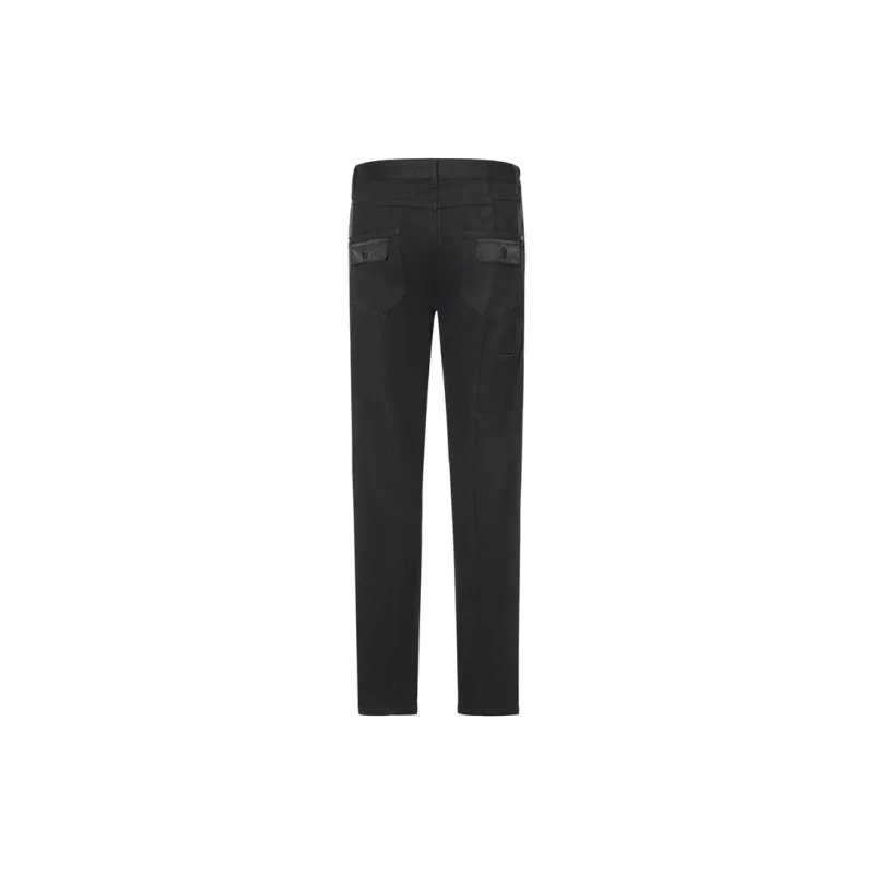 ANDREW MACKENZIE SS24 Jeans Men's Black-1