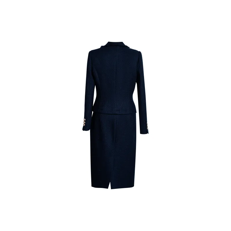 ROEYSHOUSE Skirt Set Women's Dark Blue-2